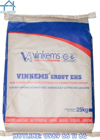 VINKEMS GROUT EHS - Vữa Rót Không Co Ngót Cường Độ Cao