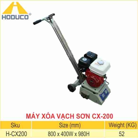 Máy xóa vạch sơn kẻ đường loại nhỏ