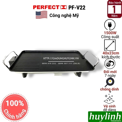 Bếp nướng điện Perfect PF-V22 - 1500W