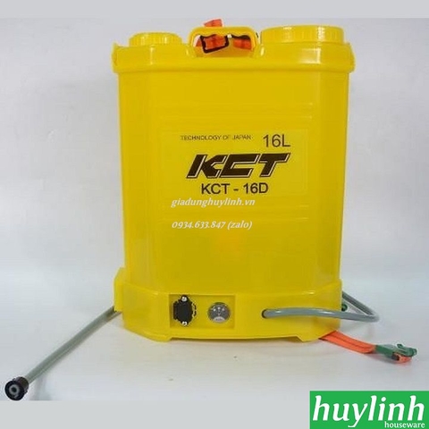 Bình xịt điện phun thuốc trừ sâu KCT 16D - 16 lít