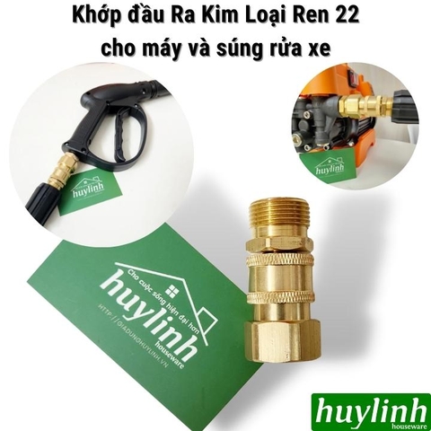 Khớp nối nhanh đầu ra cho máy rửa xe