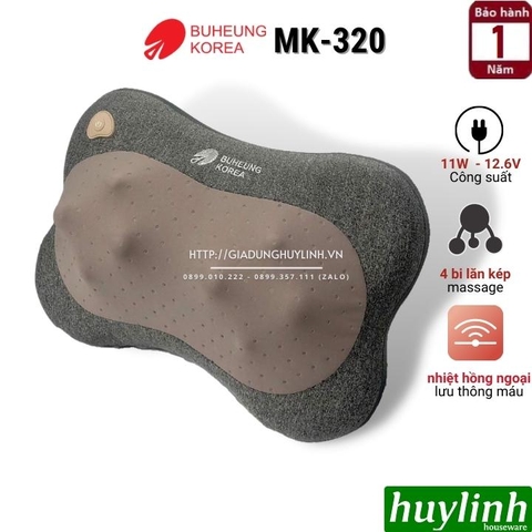 Gối massage hồng ngoại Buheung MK-320