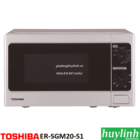 Lò vi sóng có nướng Toshiba ER-SGM20-S1-VN - 20 lít - Thái Lan