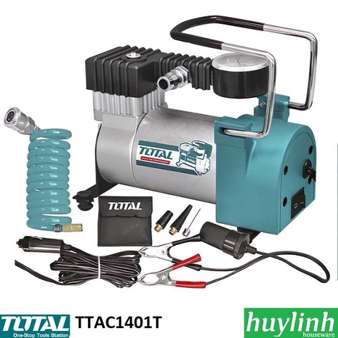 Máy bơm lốp mini ô tô Total TTAC1401T - 12V
