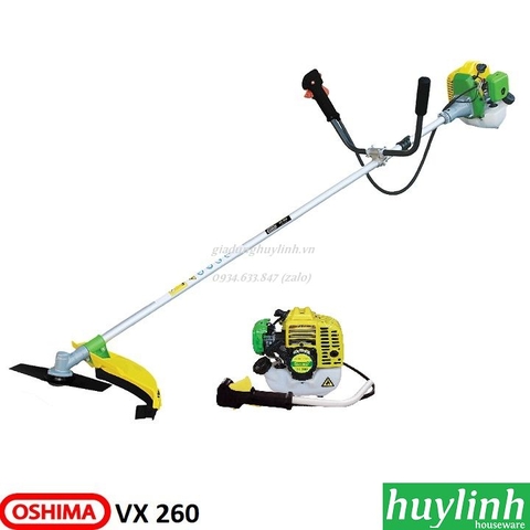 Máy cắt cỏ chạy xăng Oshima VX 260 - Cần rời xoay