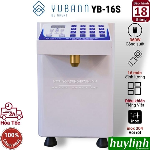 Máy định lượng đường Yubann YB-16S - 16 mức