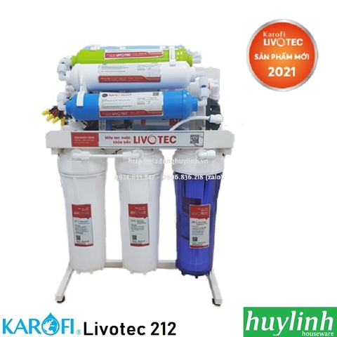 Máy lọc nước RO Karofi Livotec 212 - 8 lõi
