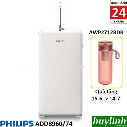 Máy lọc nước RO Philips ADD8960 - Tặng Philips AWP2712RDR - Chính hãng