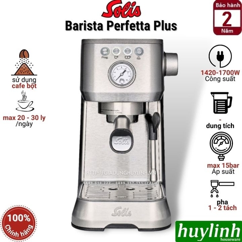 Máy pha cà phê Solis Barista Perfetta Plus