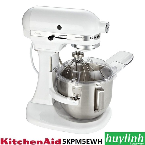 Máy trộn bột bát nâng Heavy Duty KitchenAid 5KPM5EWH – 4.8 lít