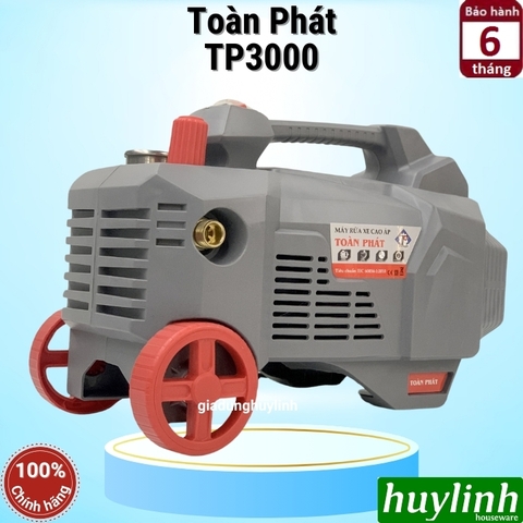 Máy xịt rửa xe Chỉnh Áp Toàn Phát TP-3000 - 3000W - 150 bar - Lõi đồng 100%