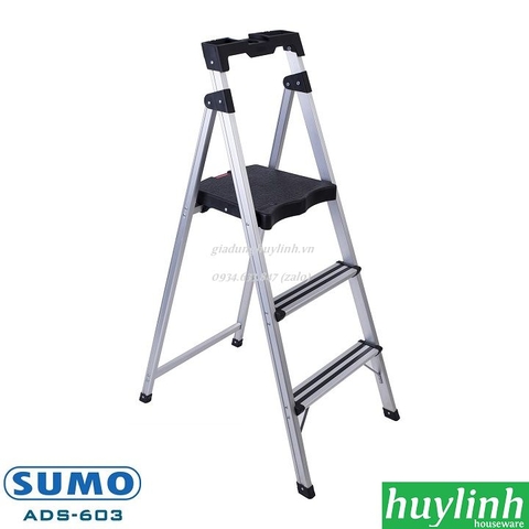 Thang nhôm ghế 3 bậc Sumo ADS-603 - 72cm