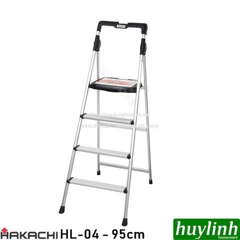 Thang nhôm ghế 4 bậc Hakachi HL-04 - 95cm