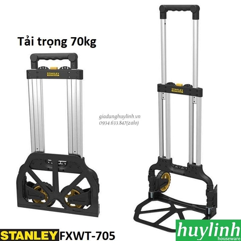 Xe kéo đẩy hàng 2 bánh gấp gọn Stanley Fatmax FXWT-705 - Tải trọng 70kg