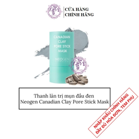 Thanh lăn trị mụn đầu đen Neogen Canadian Clay Pore Stick mask