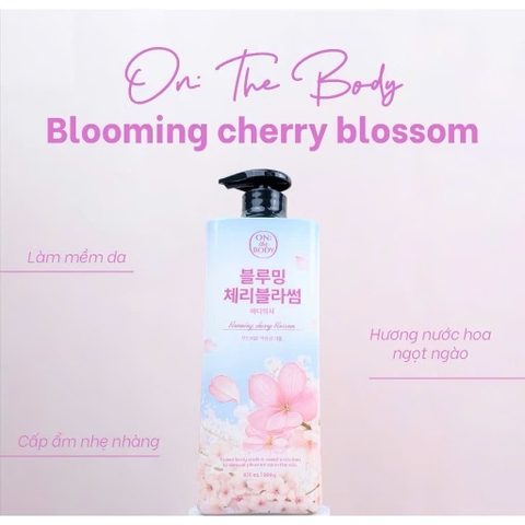 Sữa tắm dưỡng da hương nước hoa On The Body 900ml