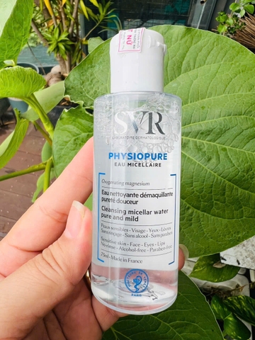 (date 03/2025) Nước tẩy trang giúp làm sạch da mặt SVR PHYSIOPURE Eau Micellaire 75ml