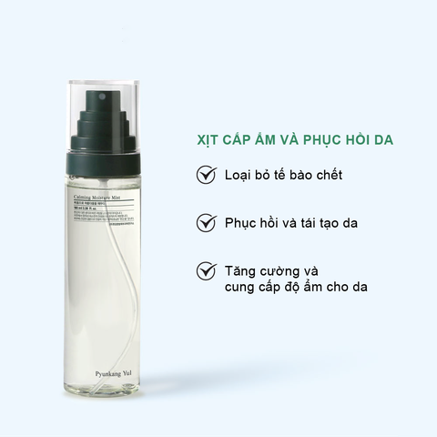 Xịt cấp ẩm và phục hồi da Pyunkang Yul Calming Moisture Mist 100ml