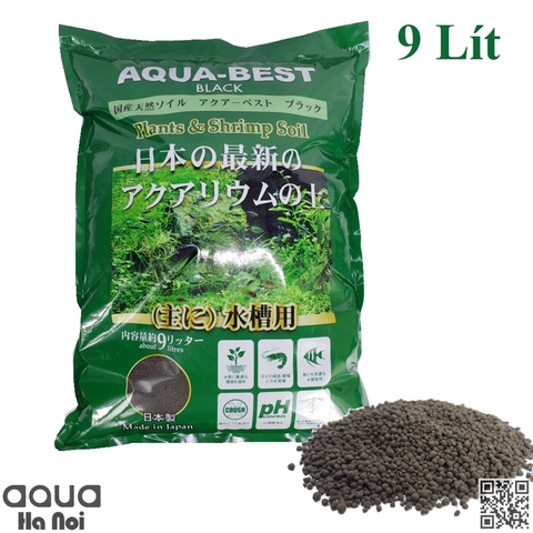 Phân nền Nhật Bản Aqua Best cung cấp dinh dưỡng hồ thủy sinh cá tép cảnh - hạt màu đen