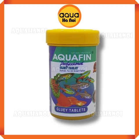 Thức ăn viên dính Aquafin - thức ăn gúp cá khỏe mạnh, mau lớn, lên màu đẹp - Lọ 100ml