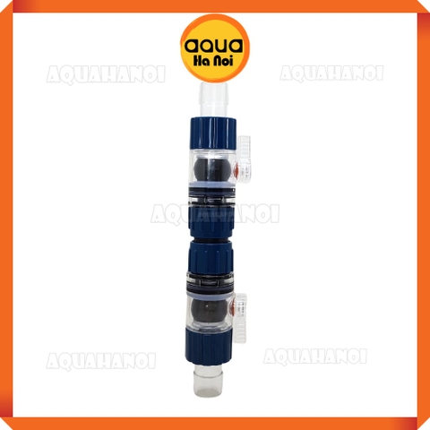 Van khóa đôi MARINE Double Taps - chuyển dòng ống nước - dễ dàng tháo lắp vệ sinh lọc hồ cá thủy sinh - Phi 12-16 mm