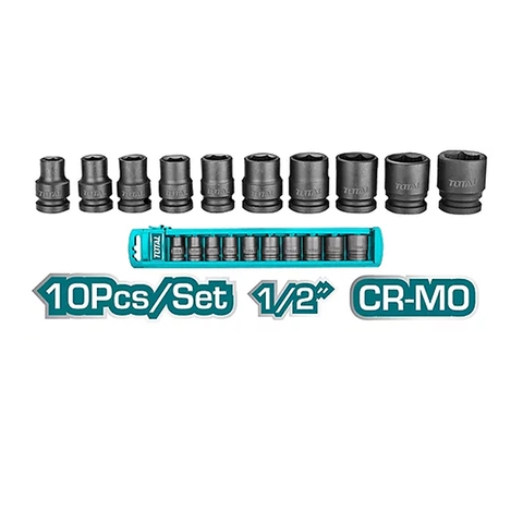 Bộ 10 đầu tuýp Impact DR 1/2 inch Total THISTD12101 xsafe