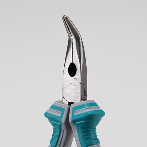 Kềm mũi nhọn mỏ cong 160mm TOTAL THT1466P xsafe