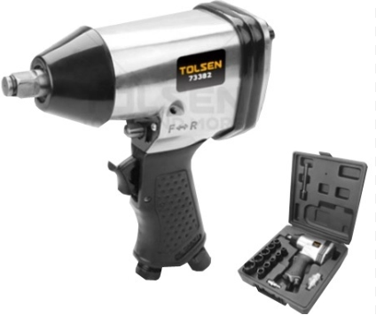 Bộ 17 món súng hơi mở bu lông 1/2'' Tolsen 73382