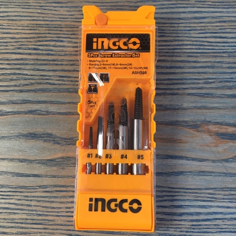 Bộ 5 Mũi Ven Răng INGCO ASE008 chính hãng