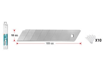 Bộ 10 lưỡi dao Total THT519181 chất lượng