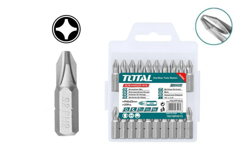 Bộ 10 mũi siết vít bake 2 đầu 45mm-110mm-150mm  TOTAL