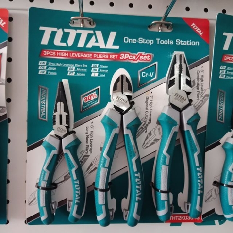 Bộ 3 kềm răng, cắt và nhọn cao cấp TOTAL THT2K0301S giá rẻ