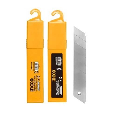 BỘ 10 LƯỠI DAO RỌC GIẤY INGCO HKNSB181 chính hãng