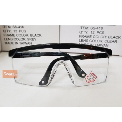 Kính bảo hộ lao động Kings Ky151 màu trắng trong