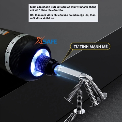 Máy vặn vít dùng pin 4V Worx WX242 (nâng cấp từ wx240)