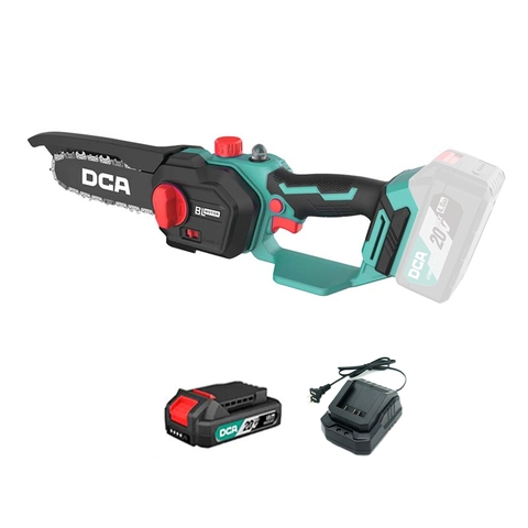 Máy cưa xích không chổi than dùng pin DCA ADML20081DM