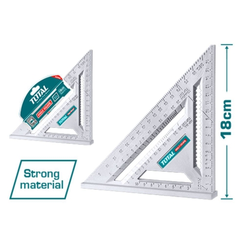 Thước góc vuông 180mm TOTAL TMT61212 giá rẻ