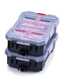 Hộp đựng linh kiện 3 trong 1 Bison chống nước chuẩn IP54, nhựa cao cấp chống chịu va đập, chống bụi, có thể liên kết