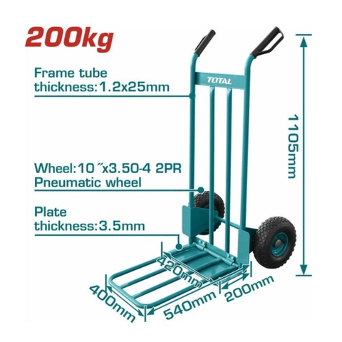 Xe Đẩy Tay Total THTHT20771