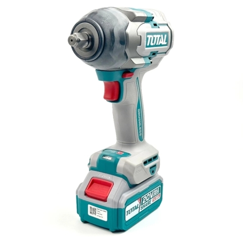 Máy Siết Bu Lông Không Chổi Than Dùng Pin Lithium-Ion 20V (2 Pin 4.0Ah & Sạc) Total TIWLI2085