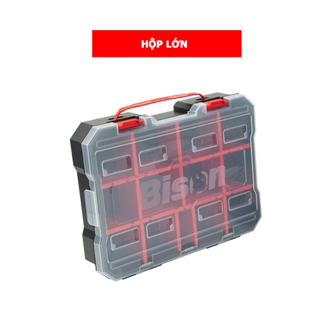 Hộp đựng linh kiện 3 trong 1 Bison chống nước chuẩn IP54, nhựa cao cấp chống chịu va đập, chống bụi, có thể liên kết