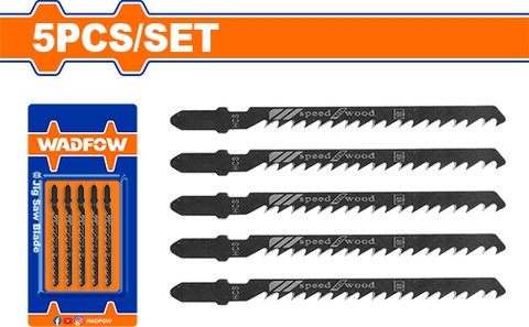 Bộ 5 lưỡi cưa lọng cắt nhanh (cưa gỗ) WadFow WJB244D