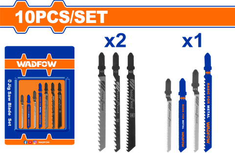 Bộ 10 lưỡi cưa lọng đa năng WadFow WJB3K11