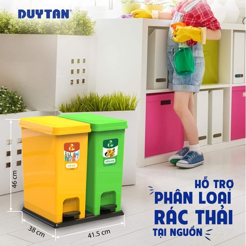 Thùng rác eco nhựa Duy Tân hãy là người bảo vệ môi trường