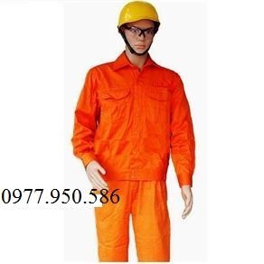 Quần áo bảo hộ thợ điện vải kaki Nam Định