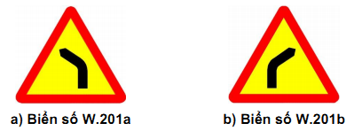 Biển số W.201 (a,b) 