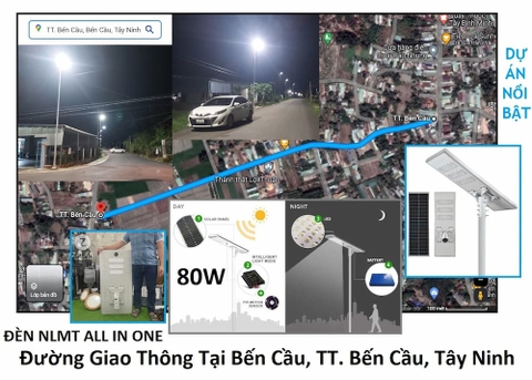 Công Trình Chiếu Sáng Đường Giao Thông Tại Bến Cầu, TT. Bến Cầu, Bến Cầu, Tây Ninh