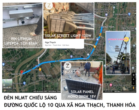 Dự Án Chiếu Sáng Đường Quốc Lộ 10 Qua Xã Nga Thạch, Nga Sơn, Thanh Hóa.