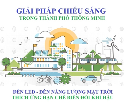 Đèn LED - Năng Lượng Mặt Trời | Giải Pháp Thích Ứng Biến Đổi Khí Hậu