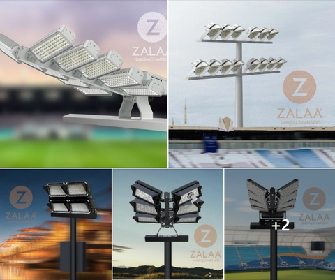 TOP 5+ Đèn Chiếu Sáng Sân Thể Thao có giải pháp Smart Lighting SOGA Kết Nối 4G ZALAA